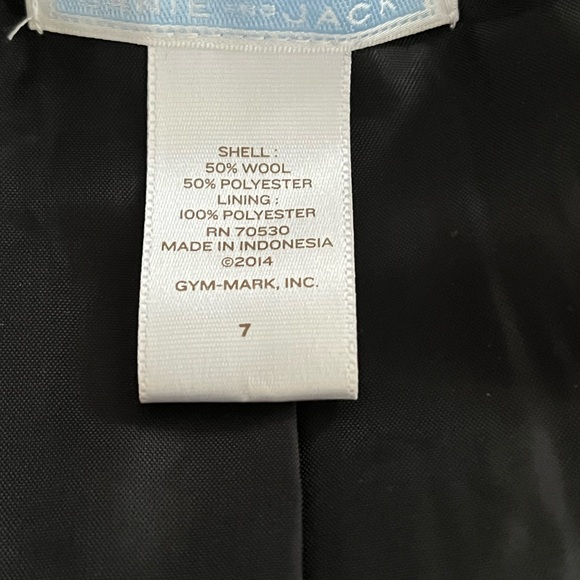 Janie and Jack Wool Blend Chevron Herringbone Blazer Jacket Size 7 - Picture 16 of 16